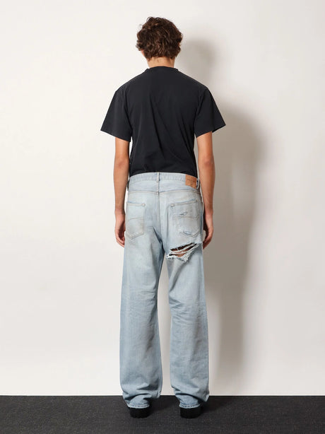 Balenciaga Distressed Jeans - Light Blue