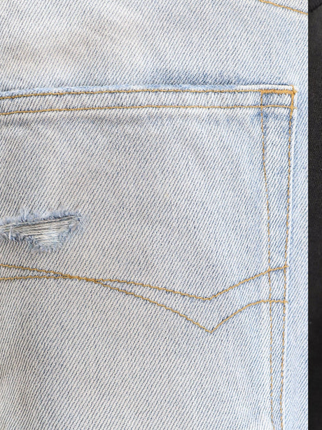 Balenciaga Distressed Jeans - Light Blue