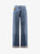 Bottega Veneta Wide leg jeans with turn up - Mid Blue
