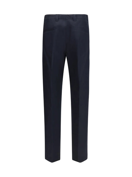Gucci Compact cotton twill Pants - Ink