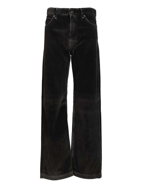 Fendi Corduroy Trousers - Black