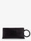Tom Ford Aura leather clutch bag with lettering logo on the front - Black