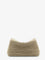 Toteme T-Lock woven leather clutch - Fawn