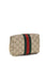 Gucci Medium Beauty Case with Web stripe - Vin.San.Br/Dk.Br/Vrv