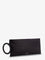 Tom Ford Aura leather clutch bag with lettering logo on the front - Black