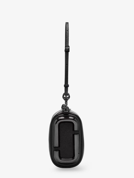 Marc Jacobs Snapshot hammered leather shoulder bag - Black
