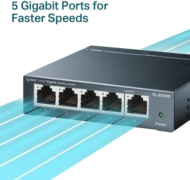 Tp-Link Tl-Sg105 5-Port Gigabit Switch