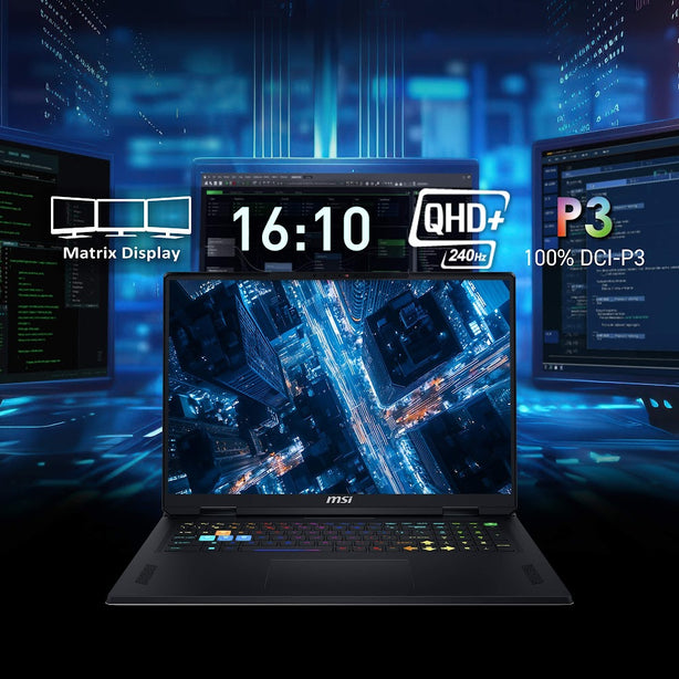 MSI Vector A18 HX A9WHG (NVIDIA® GeForce RTX™ 5070 Ti Laptop GPU, GDDR7 12GB)