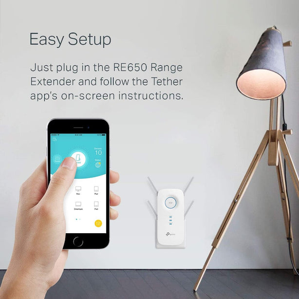 Tp-Link Re650 Ac2600 Wall Plug Wifi Range Extender