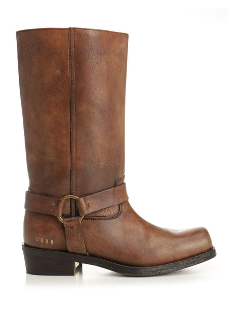 Golden Goose High Biker Boots - Brown