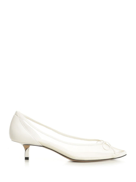 Jacquemus Low Heel Pumps Tourni - White