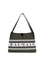 Balmain Medium canvas and leather Release Tote - Uje Dark Olive/ Noir/ Blanc