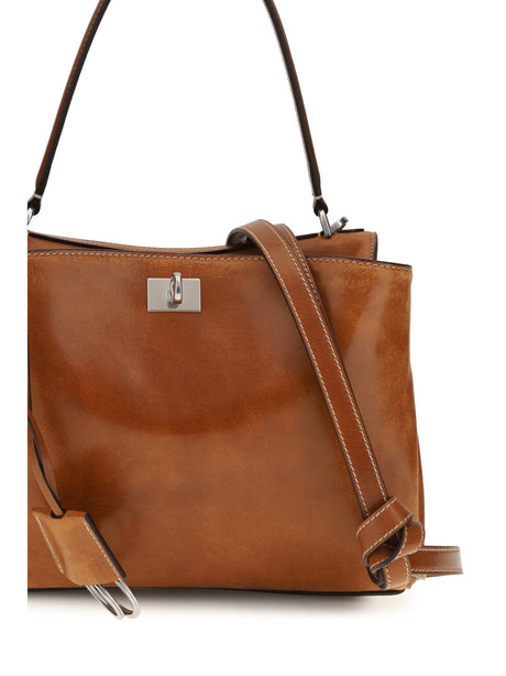 Balenciaga Small Rodeo Handbag - Tan Cowboy