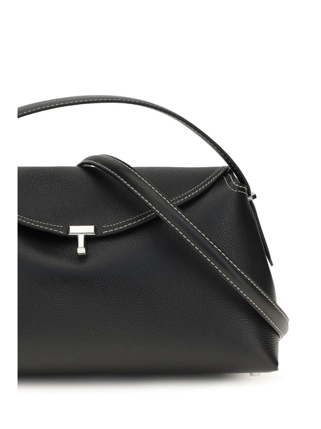 Toteme T-lock Handbag - Black