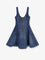 Self Portrait Flared denim mini dress - Blue