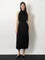 Toteme Soft Gathered viscose dress - Black