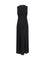 Ami Paris Sleeveless long fluid satin Dress - Noir