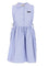 Miu Miu Poplin Dress With Vichy Pattern - Sky Blue