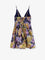 Zimmermann Luna silk and linen blend dress with all-over floral print - Navy