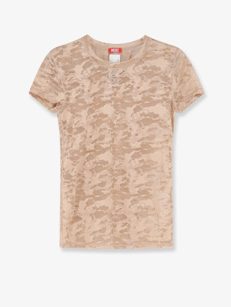 Diesel Kasia-Utlt Lace T-Shirt - Rosa