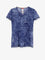 Diesel Kasia t-shirt with denim print - Grigio