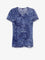 Diesel Kasia t-shirt with denim print - Grigio