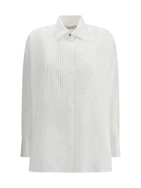 Golden Goose Oversized cotton poplin Shirt - White