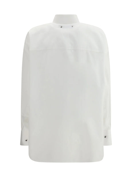 Golden Goose Oversized cotton poplin Shirt - White
