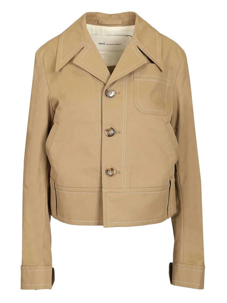 Ami Cotton Jacket - Beige