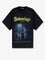 Balenciaga Cotton T-shirt with front logo print - Fadedwashedblack