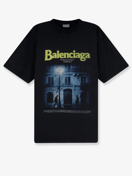 Balenciaga The Address cotton T-shirt - Black