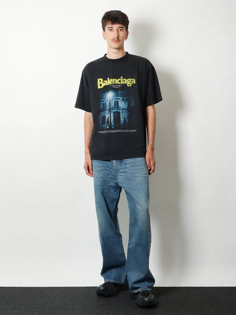 Balenciaga The Address cotton T-shirt - Black