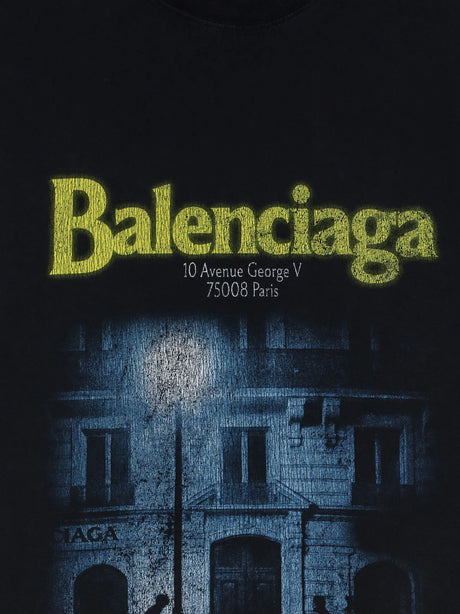 Balenciaga The Address cotton T-shirt - Black