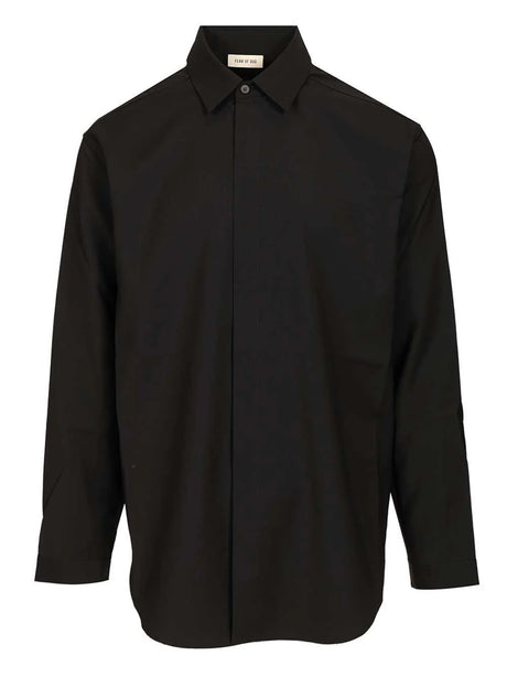 Fear Of God Classic Oxford Wool Shirt - Black