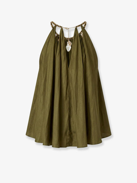 Zimmermann Mahon silk top - Olive
