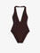 Zimmermann Luna Halter Bodysuit - Chocolate