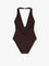 Zimmermann Luna Halter Bodysuit - Chocolate
