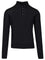 Emporio Armani Long-Sleeved Wool Polo Shirt - Blue