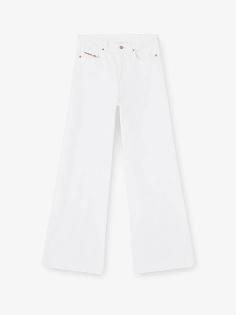 Diesel Cotton blend trousers - Bianco