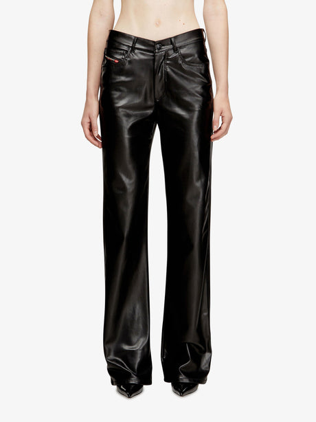 Diesel P-Lain faux-leather trousers - Nero