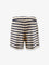 Moncler Cotton shorts with striped pattern - Nero