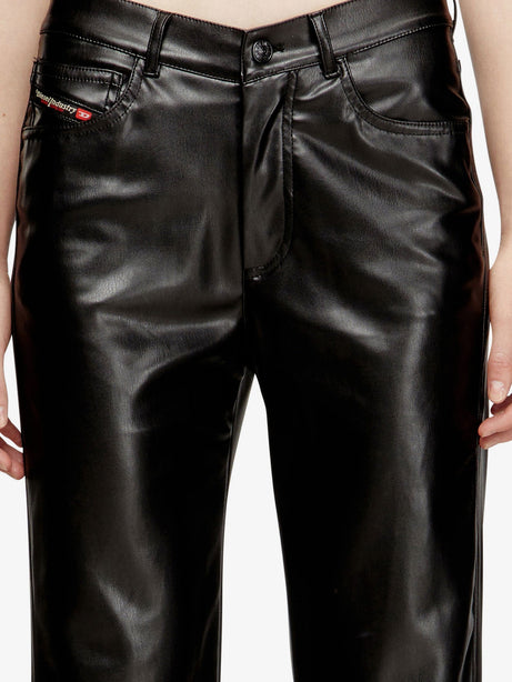 Diesel P-Lain faux-leather trousers - Nero