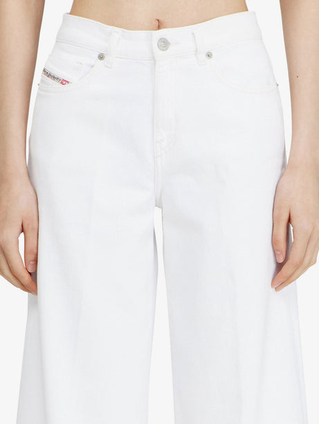 Diesel Cotton blend trousers - Bianco