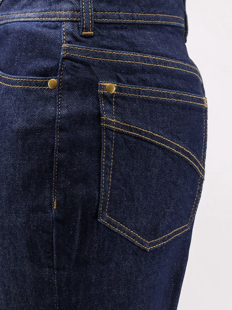 Zimmermann Cotton Denim Flare Jeans - Harbourblue