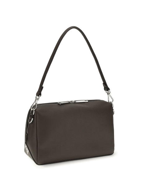 Fendi Lui Shoulder Bag - Chocolate+Palladio