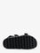 Tory Burch Mellow leather sandals with metal logo on the side - Black Gold