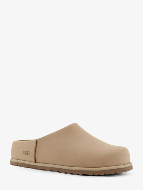 Ugg Nubuck sandals with engraved logo on the side - Beige