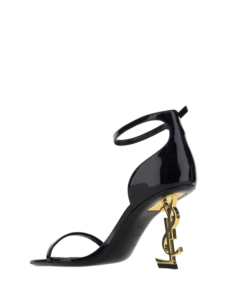 Saint Laurent Opyum Sandals - Black
