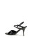 Balenciaga Avenue Bow Sandals - Black/Silver
