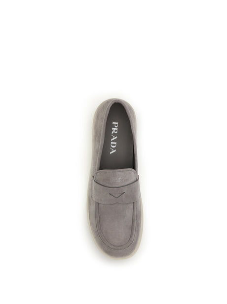 Prada Suede Loafers - Nube